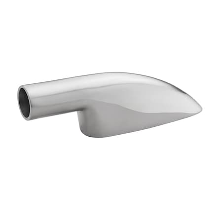 Whitecap CP/Zamac End-Bottom Mounted 90 Degree Rail Fitting S-1494C